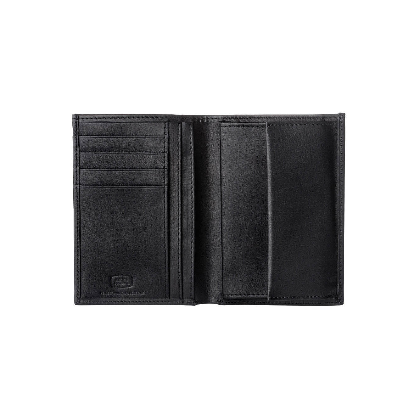 Tuscany Leather TL140777 Esclusivo portafoglio verticale in pelle uomo 2  ante Nero