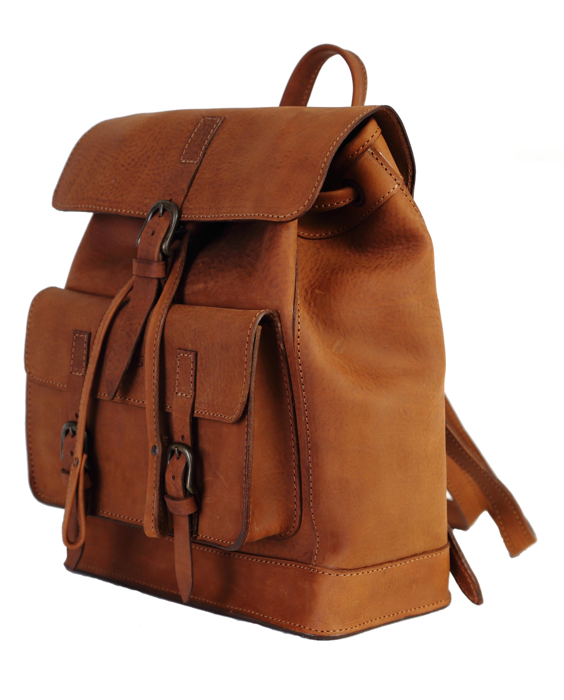 Leather Backpack Heritage Brown The Dust Company su Artisia Store