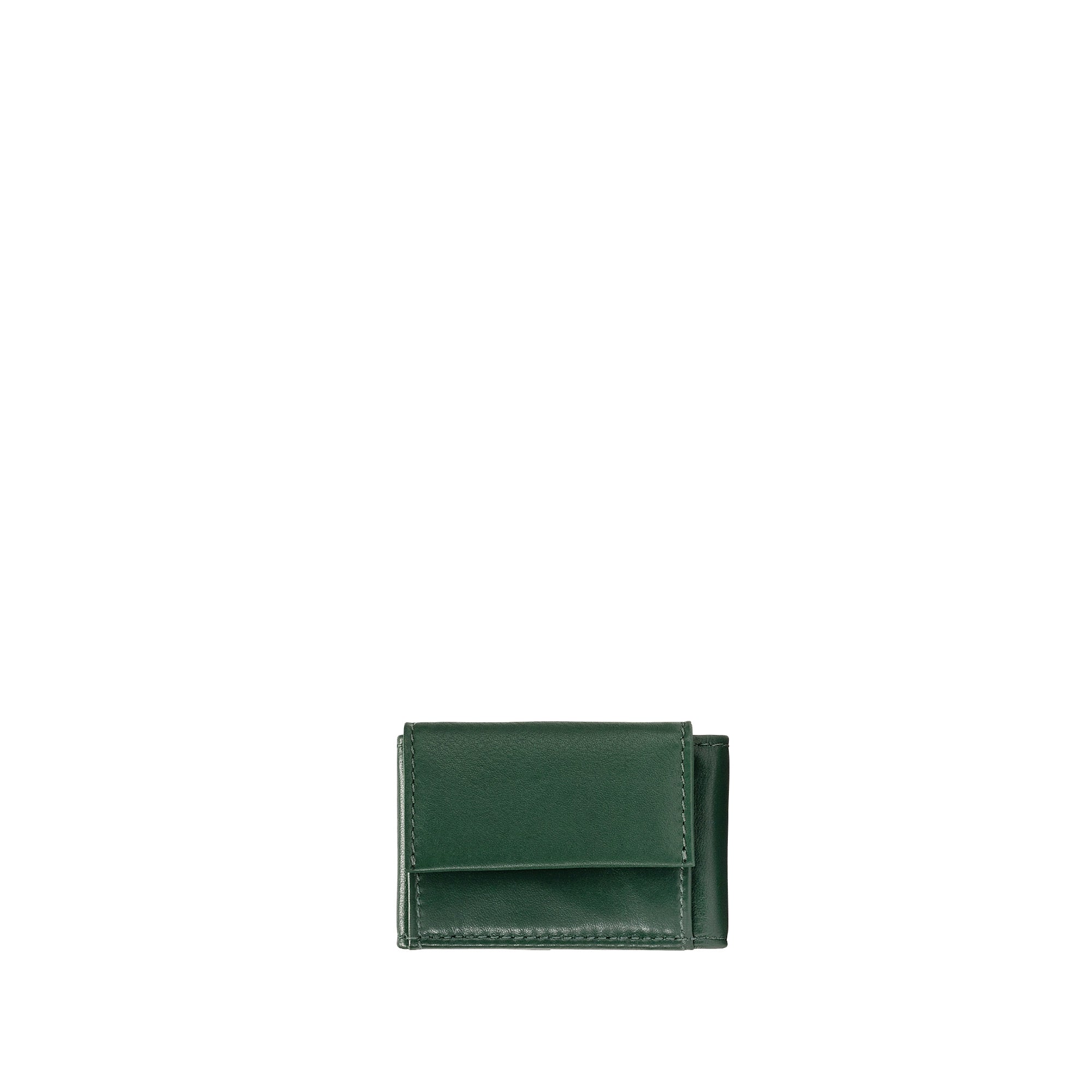 Nappa Leather Wallet Buddy Green Dudubags su Artisia Store