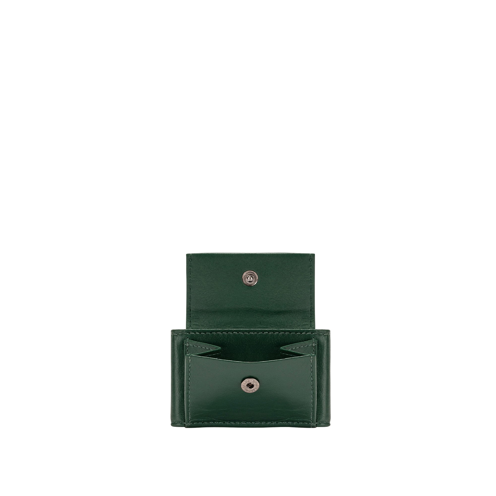Nappa Leather Wallet Buddy Green Dudubags su Artisia Store